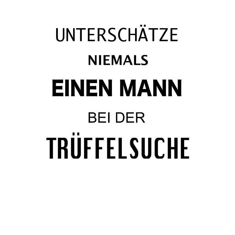 Trüffelsuche Trüffel Finden Trüffelsammler Mann
