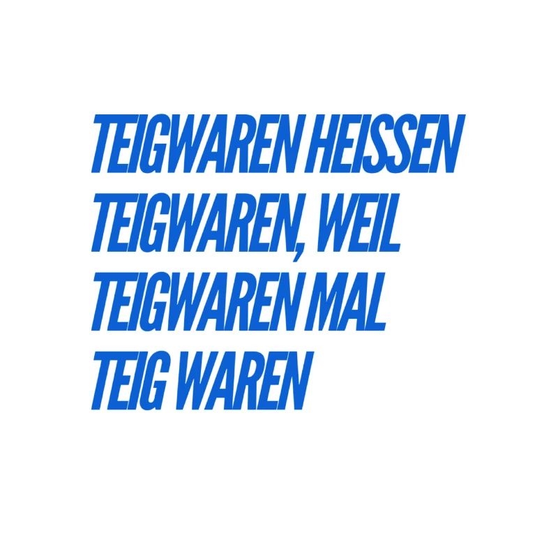 Teigwaren