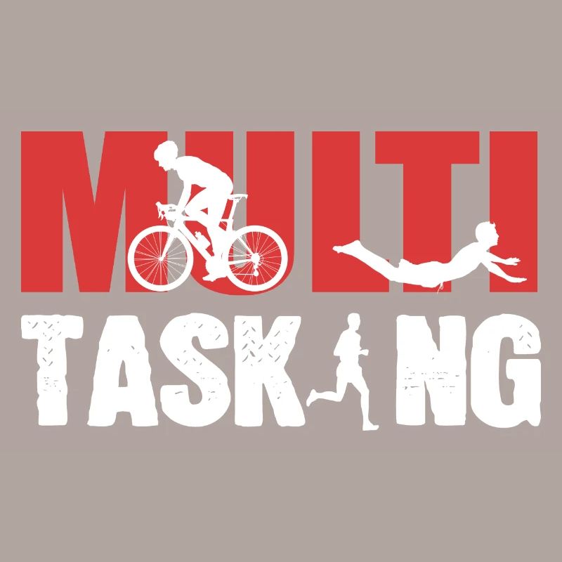 Multitasking Radfahrer Gift