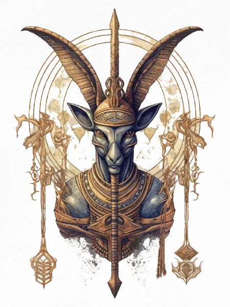 Coole Fantasy-Gottheit