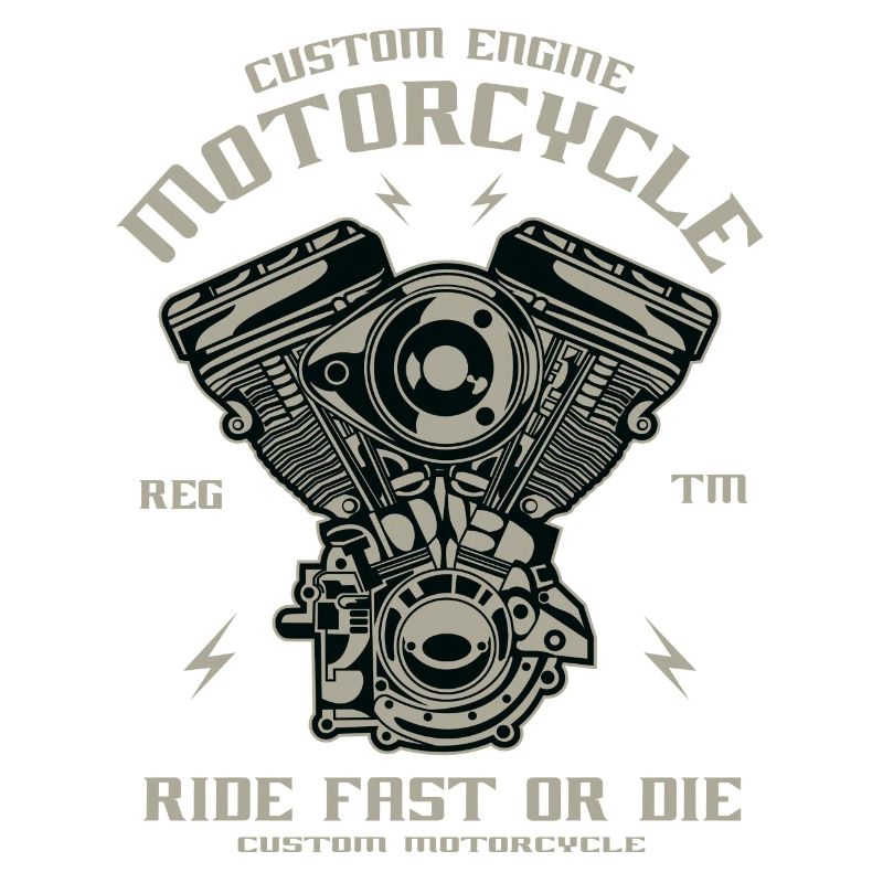 Conversion de moteur de moto Chopper Custom Engine