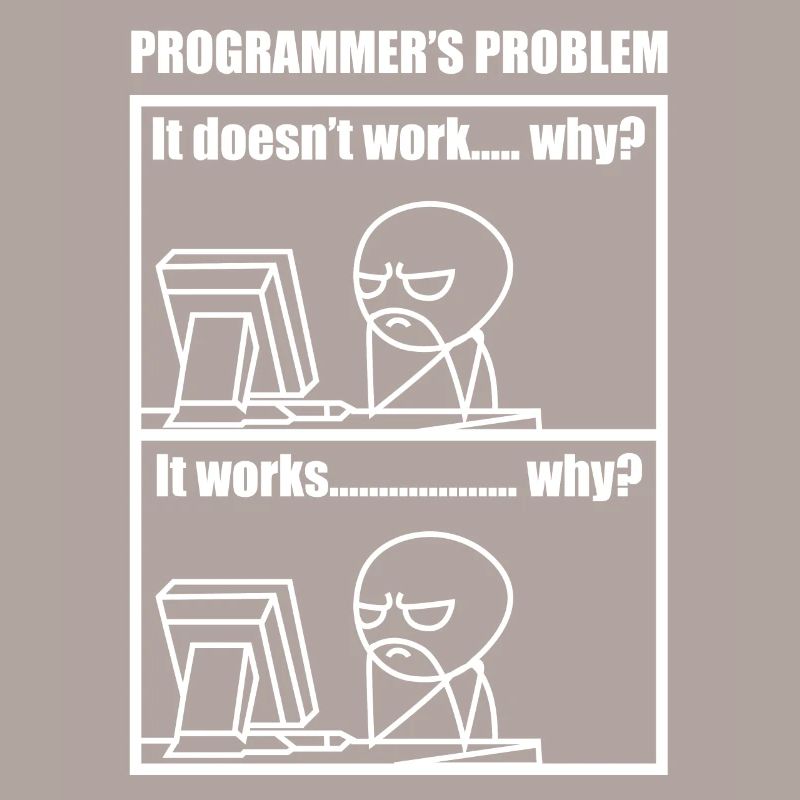 Programmer Computer Scientist Meme Funny Cartoon I