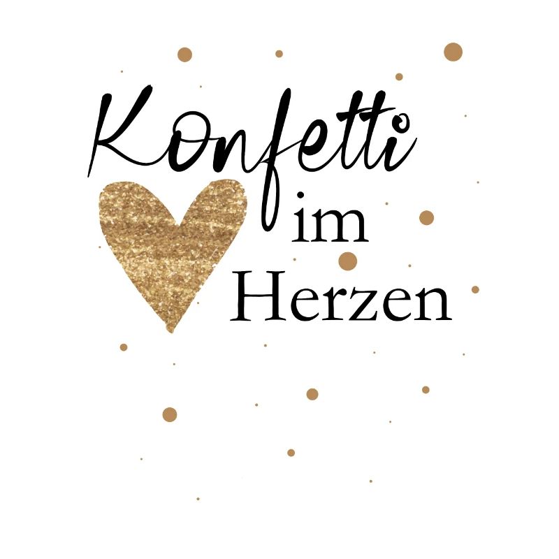 konfetti im herzen herz