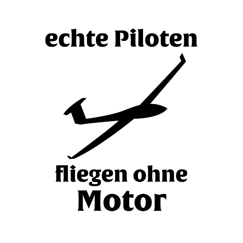 echte segelflug piloten lustig geschenk fliegen
