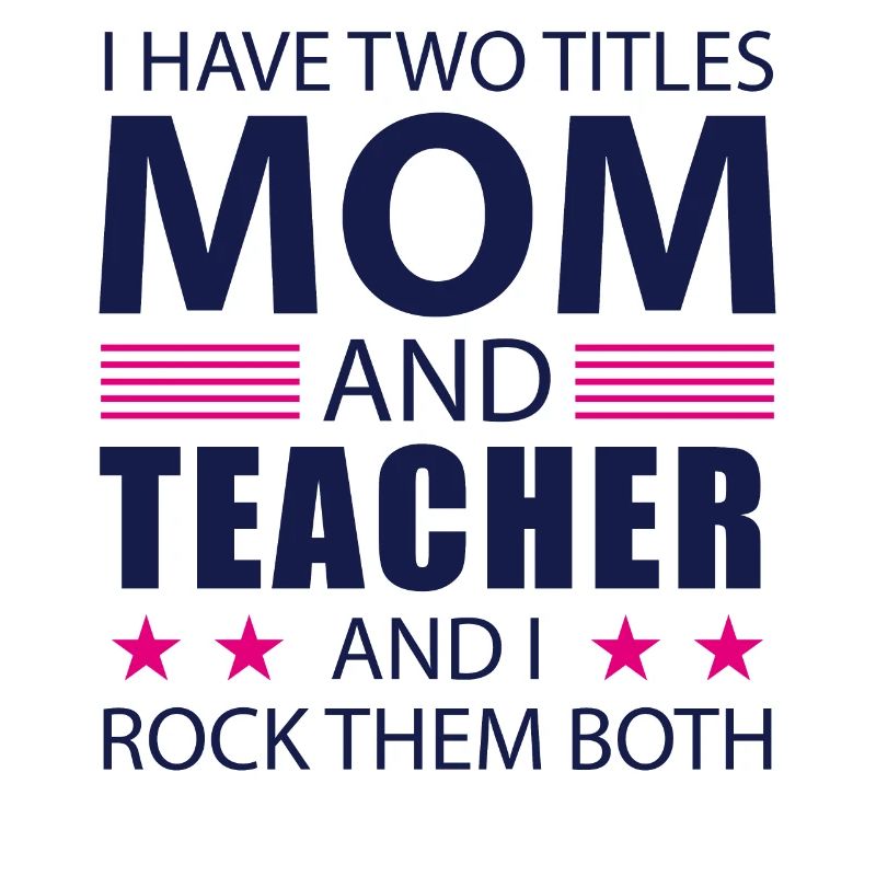 Lehrerin Mama Geschenk Mutter Lehrerin Spruch