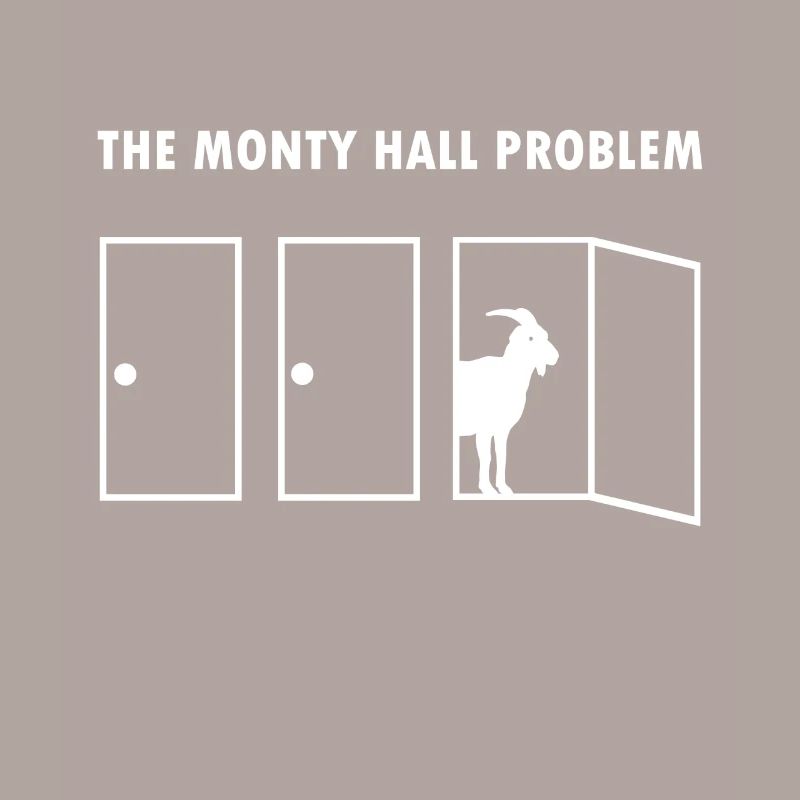 Monty Hall Mathématicien Cadeau Professeur de Maths Nerd