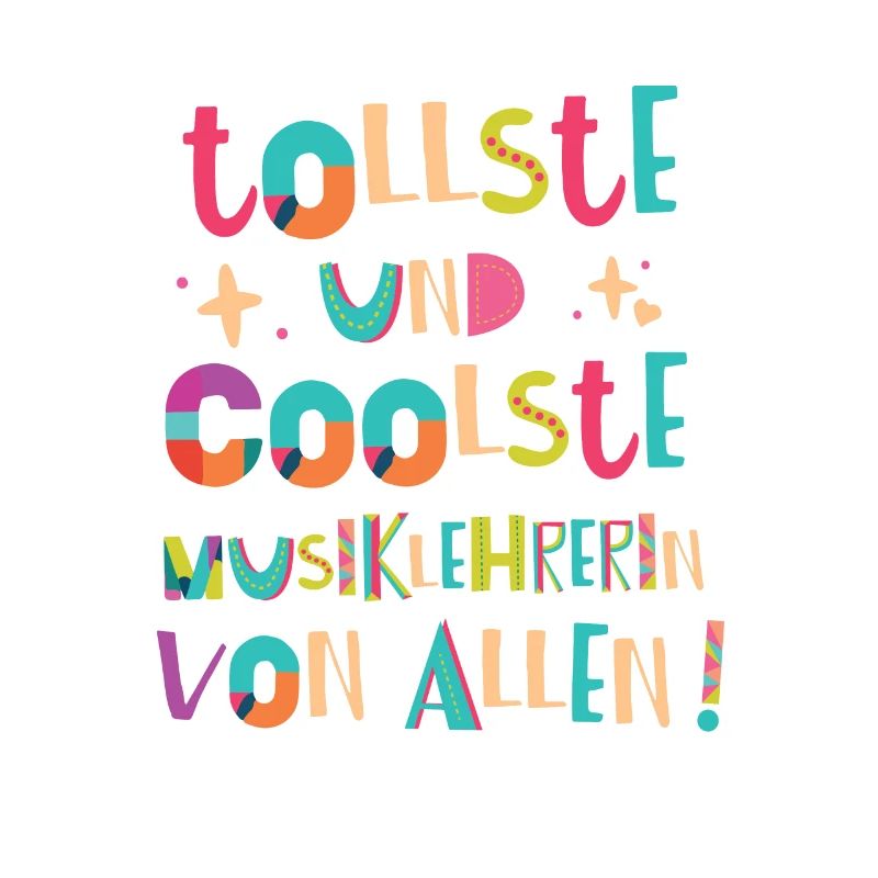 Tollste und Coolste Musiklehrerin Geschenk
