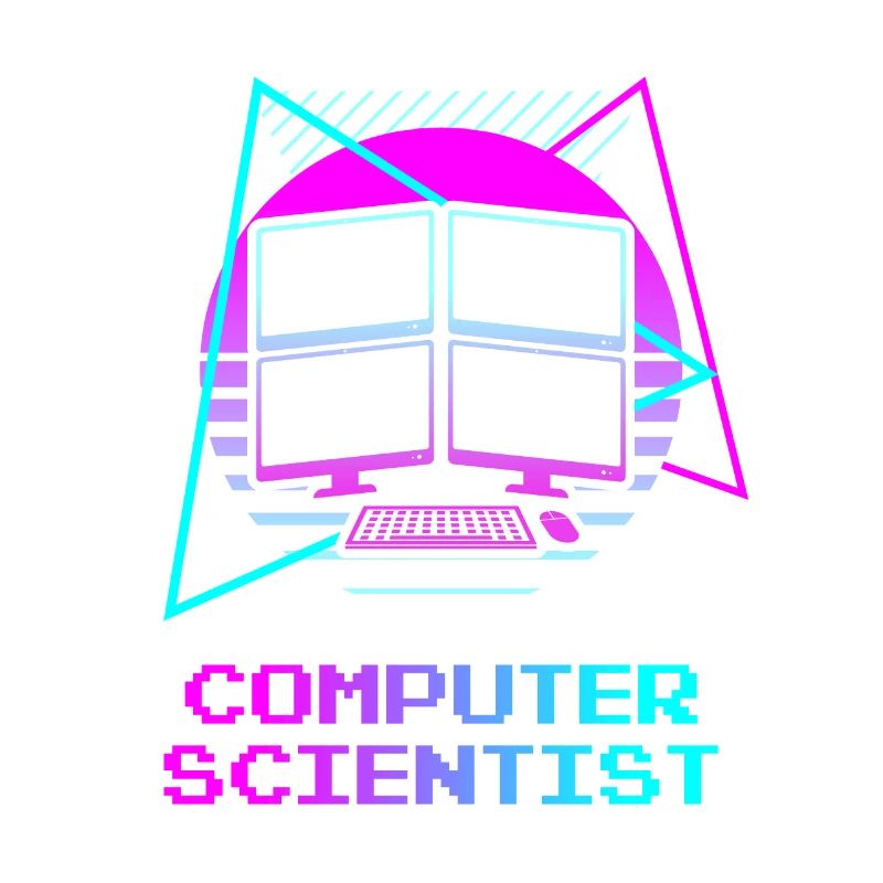 Retro Computer Scientist Information