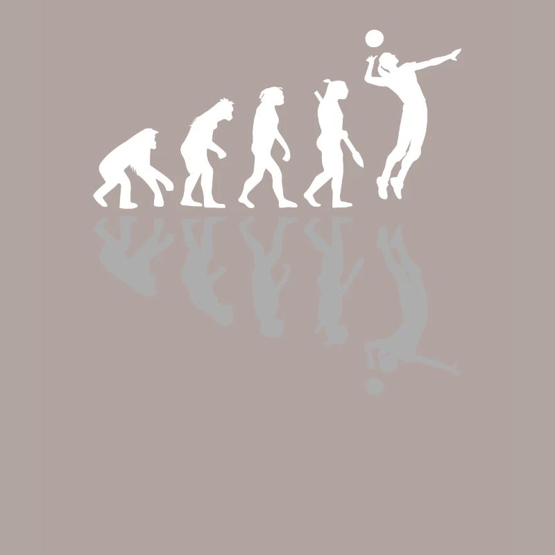 Human Evolution Volleyball Player Sport Lover
