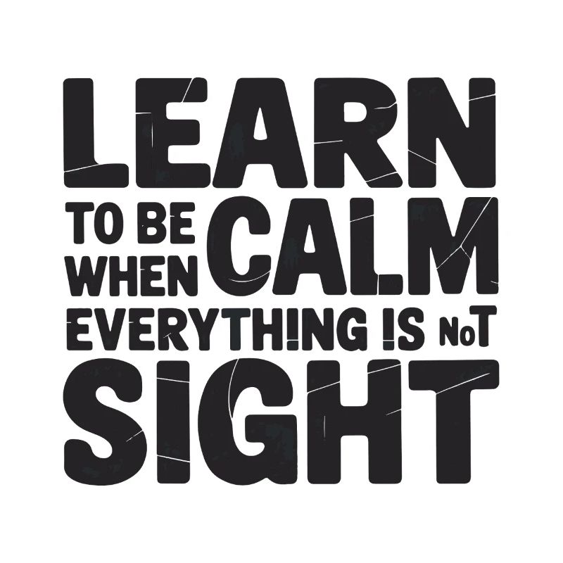 TSHIRT COOL, APPRENDRE LE CALME