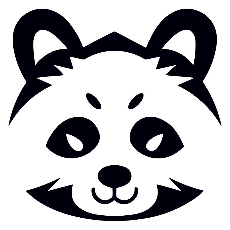 Panda-Kopf