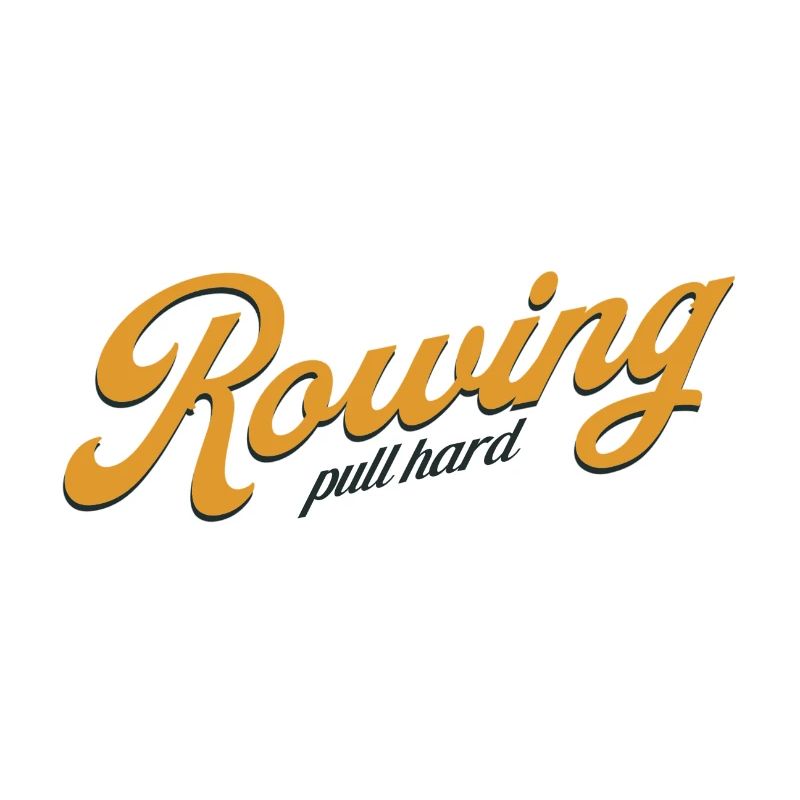 Rowing Pull Hard Rudern Ruderer Ruderin