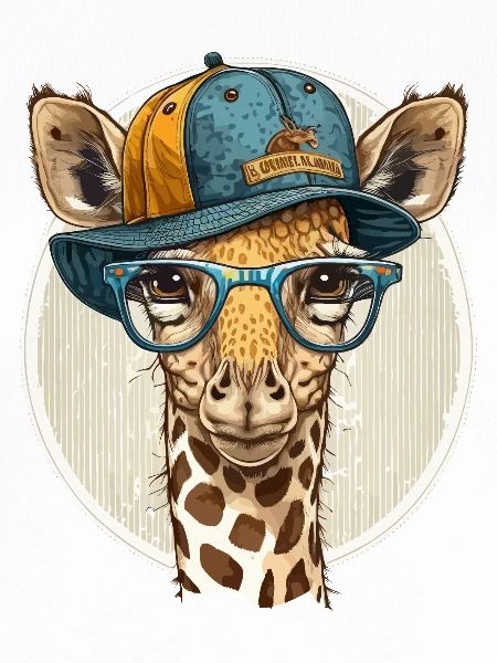 Modische Giraffe