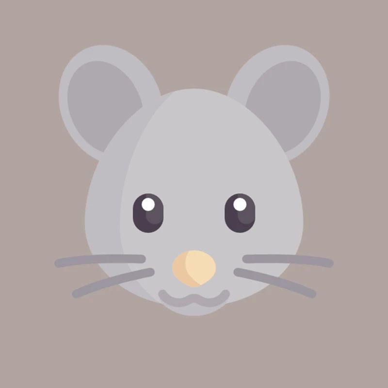 süße graue Maus