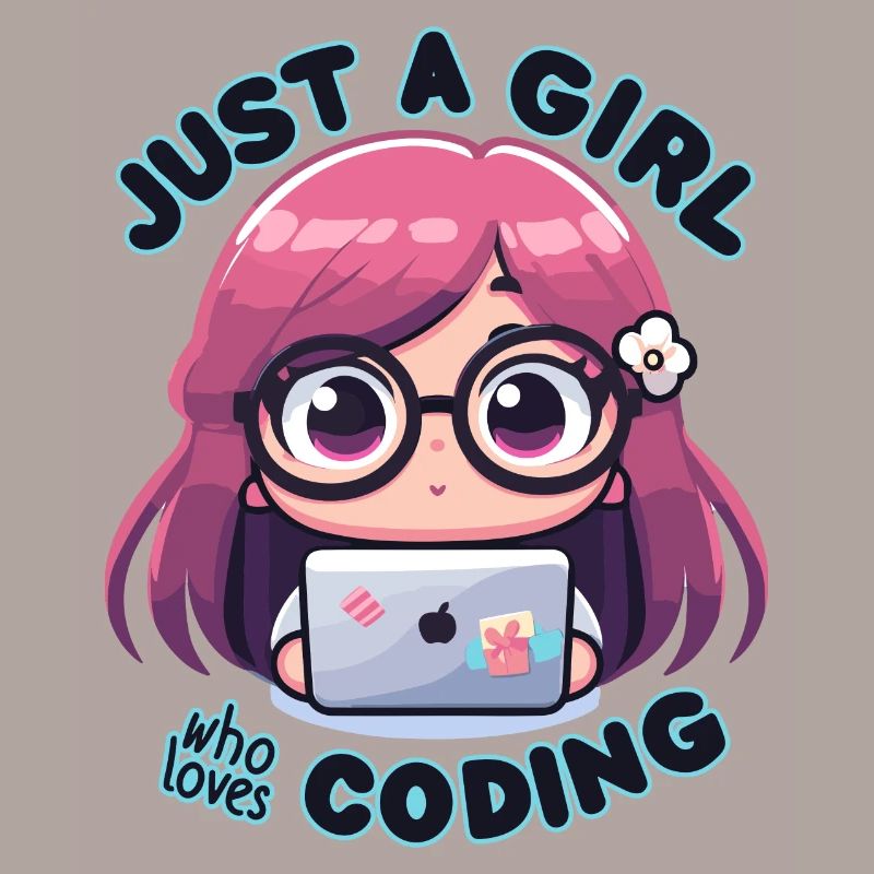 EINFACH EIN MÄDCHEN, DAS DAS PROGRAMMIEREN LIEBT