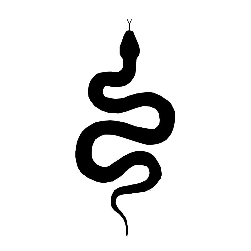Snake in black