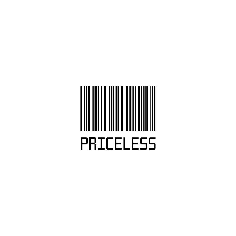 Priceless barcode