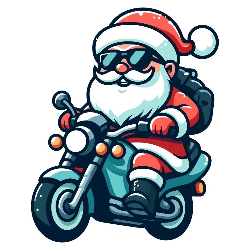 Santa Claus Biker