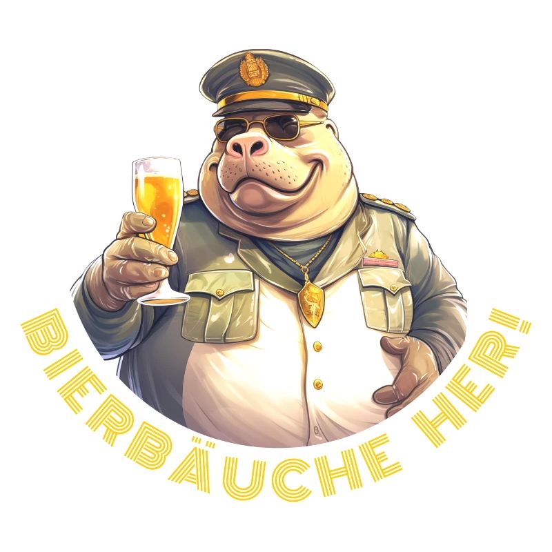 Bierbäuche her!