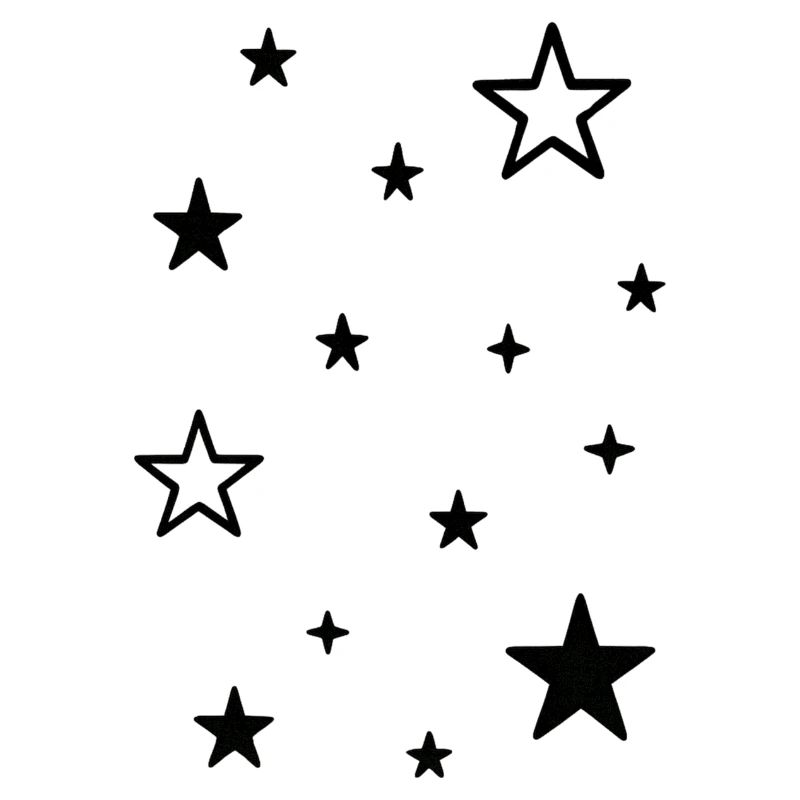 Sternenstreu Muster Design