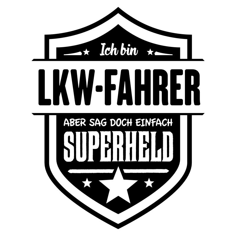Super LKW-Fahrer