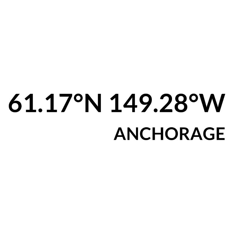 Anchorage, Alaska, USA Coordinates