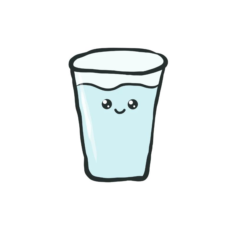 Wasser - Glas - Geschenk