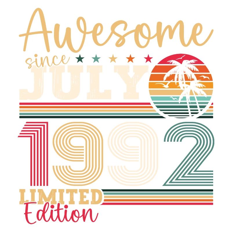 Awesome since Juli 1992 30. Geburtstag Herren Fun