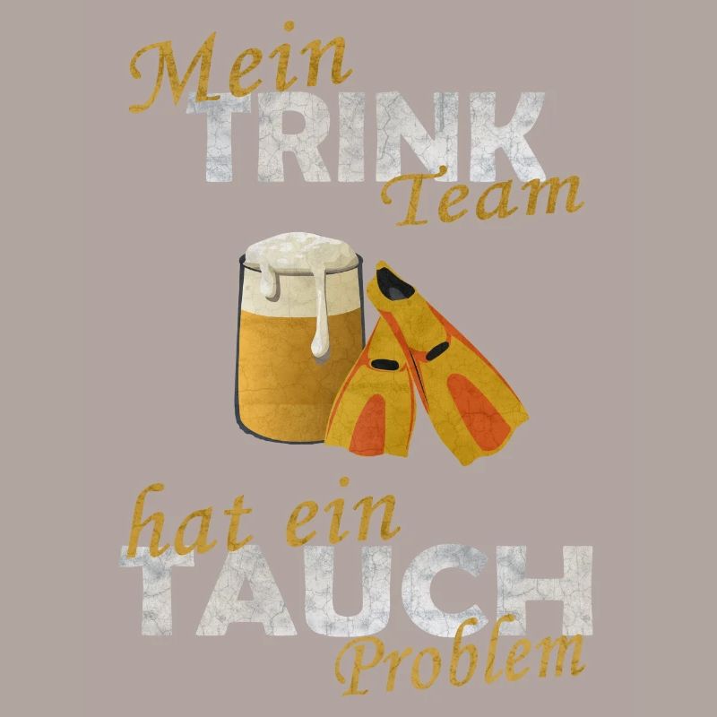 Mein Trink team hat ein Tauch Problem