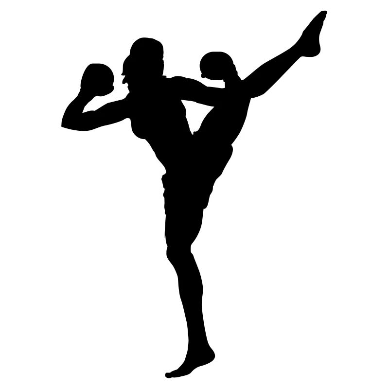 Kickbox-Silhouette