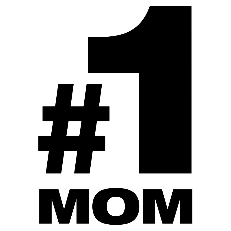 Nummer 1 Mom beste Mama Mutter Mutti Eltern Kinder