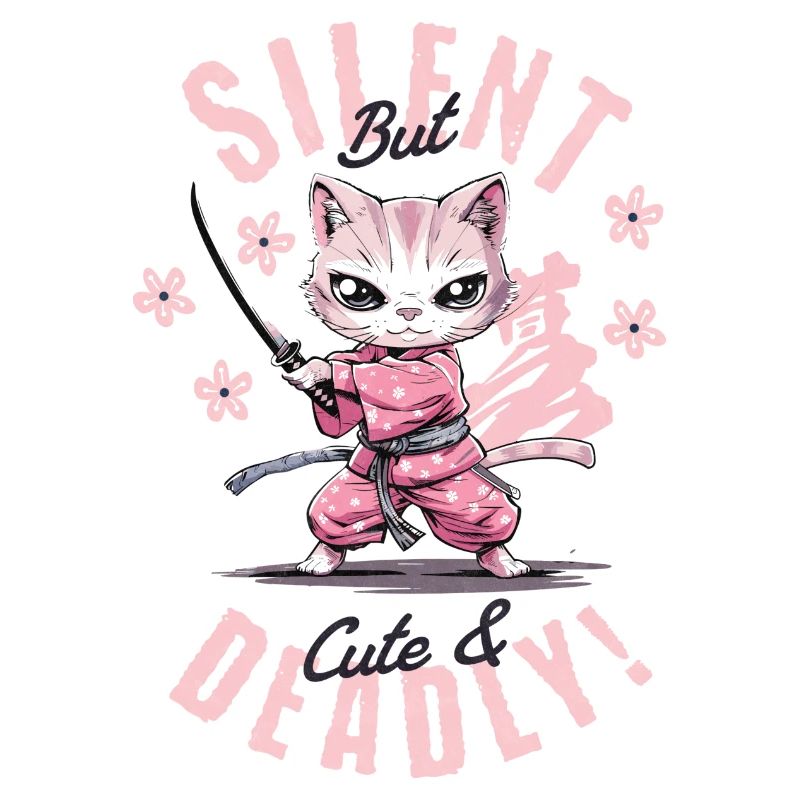 Silent Ninja Kitty - Cute & Deadly
