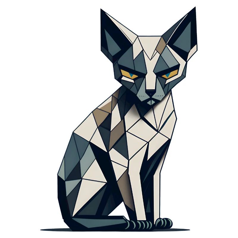 Polygon Siamkatze