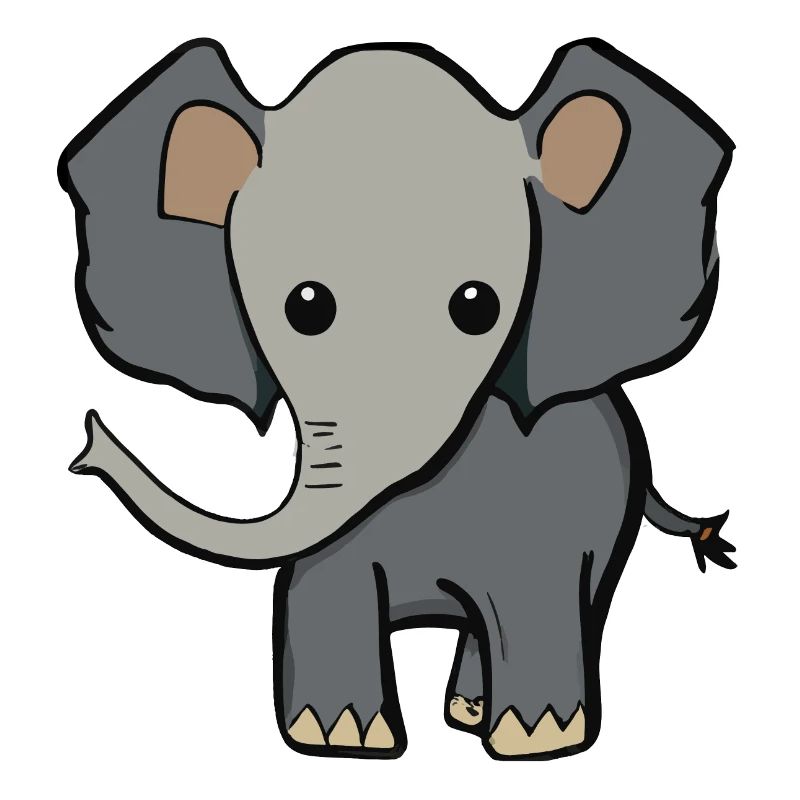 Elefant Illustration Geschenkidee