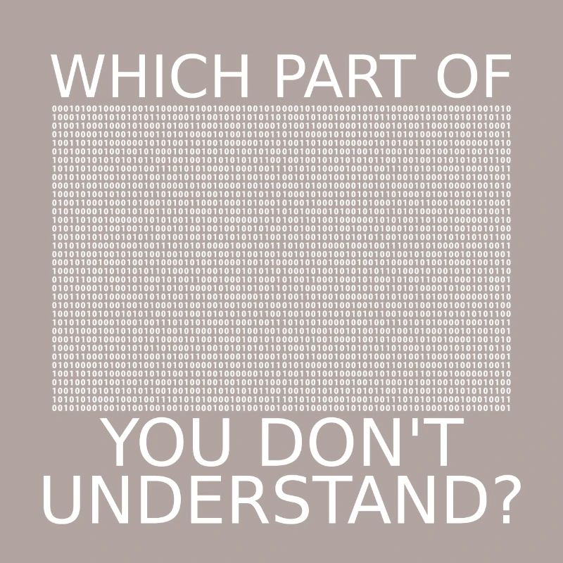 Binärcode | lustig | witzig | Nerd | Programmierer