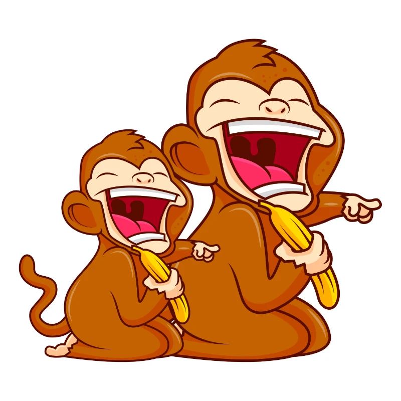 monkey banana funny comic baby monkey