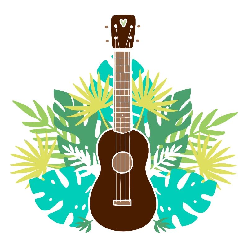 Musiker Geschenk Ukulele Hawaii