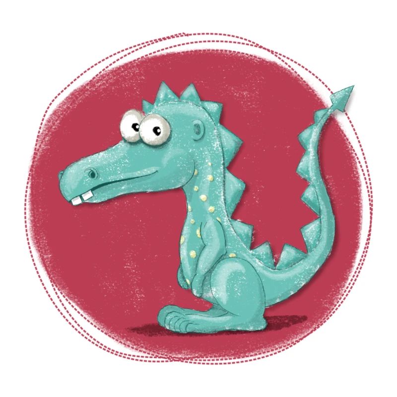 Freundlicher Drachen