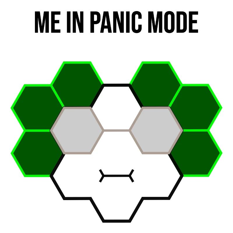 Me in panic mode