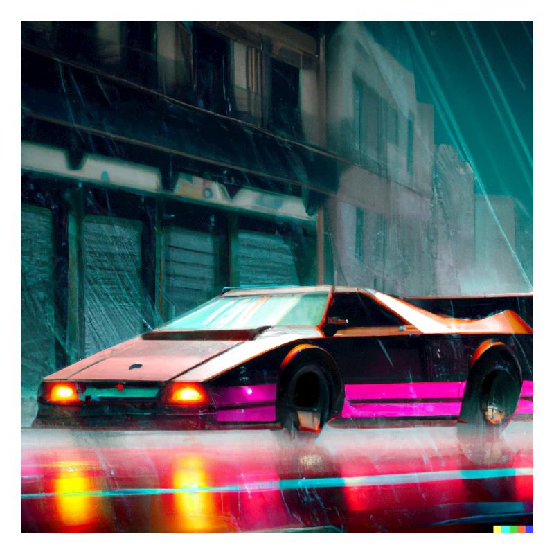 Synthwave Sport Auto digital art