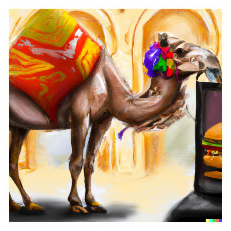 Kamel in der digitalen Kunst