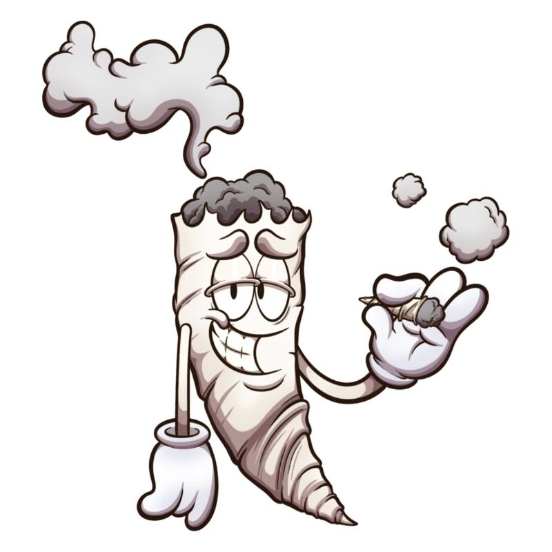 Lustiger Cartoon-Joint