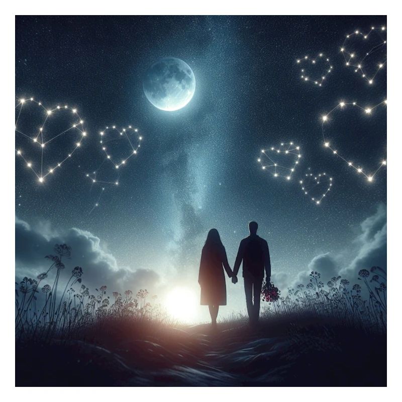 Romantische Sternennacht