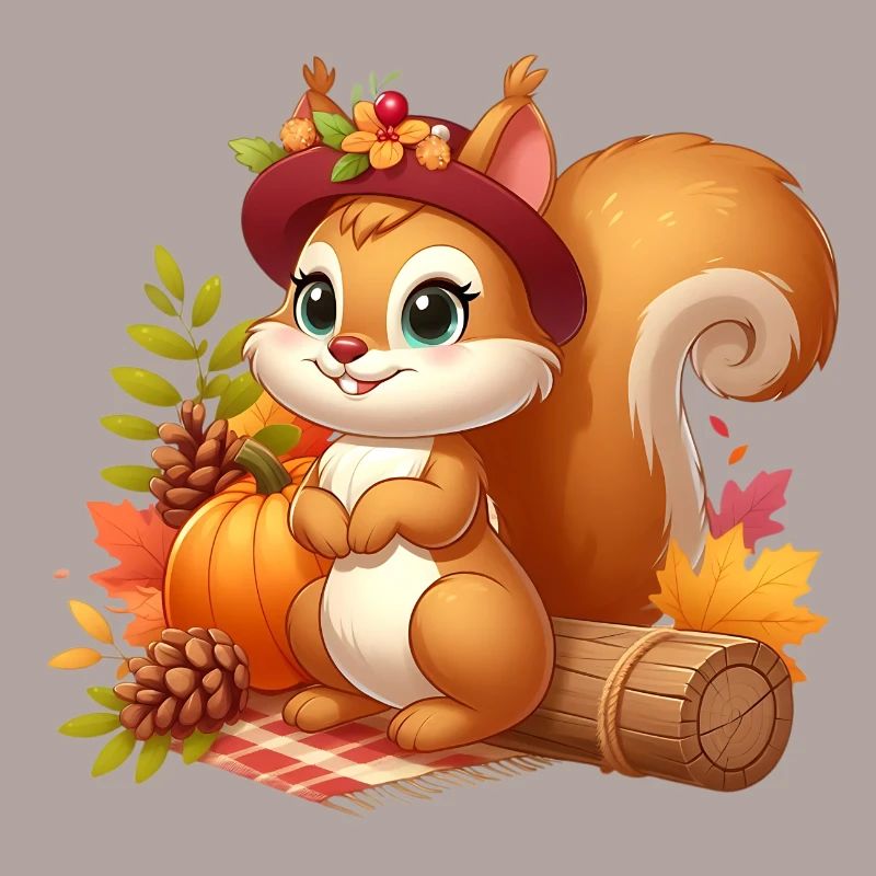 Eichhörnchen Herbst