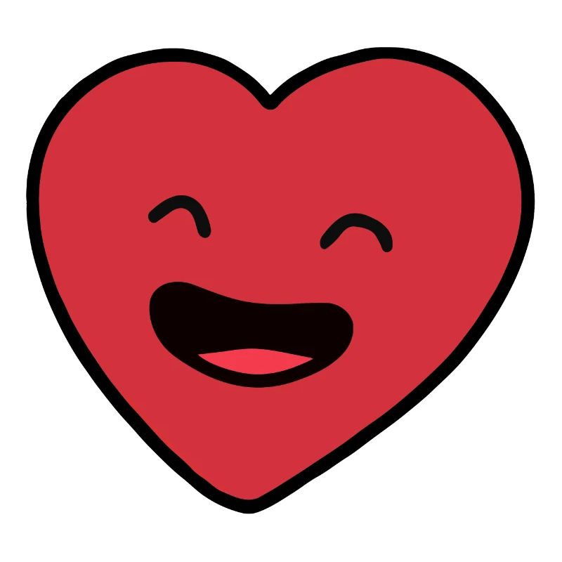 Herz Gesicht Geschenkidee