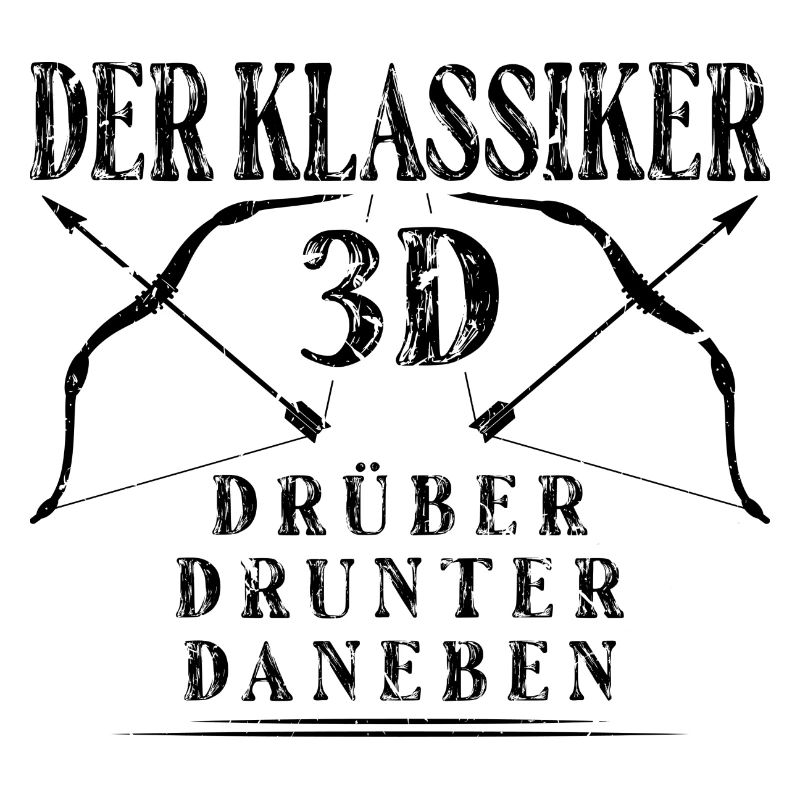 Klassiker 3D Drüber Drunter Daneben Bogenschießen