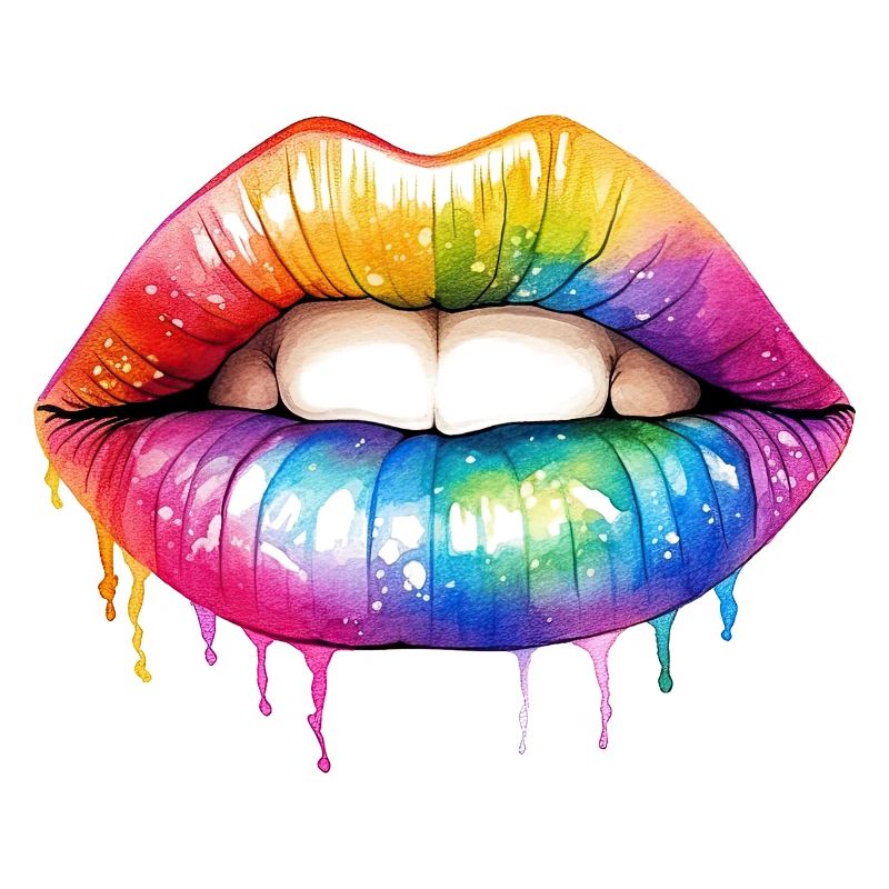 Regenbogenmund-LGBT Pride