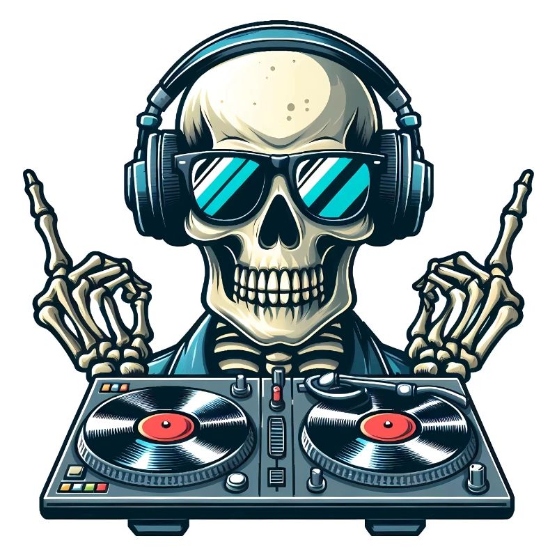 Squelette de DJ