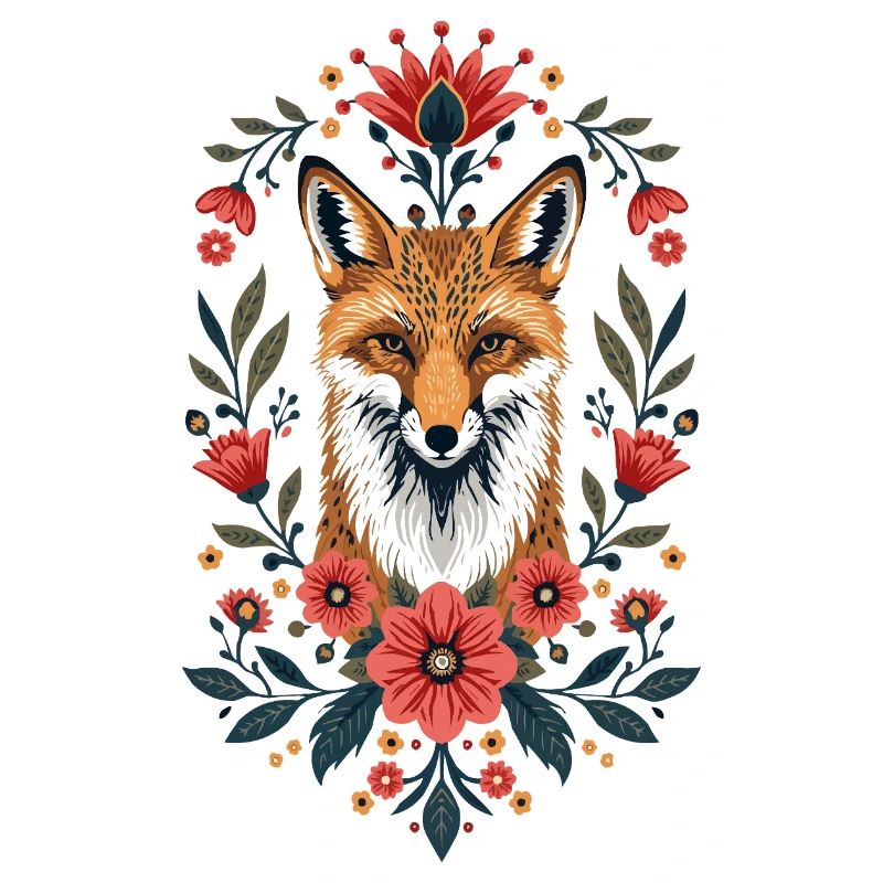 Blumenfuchs Porträt
