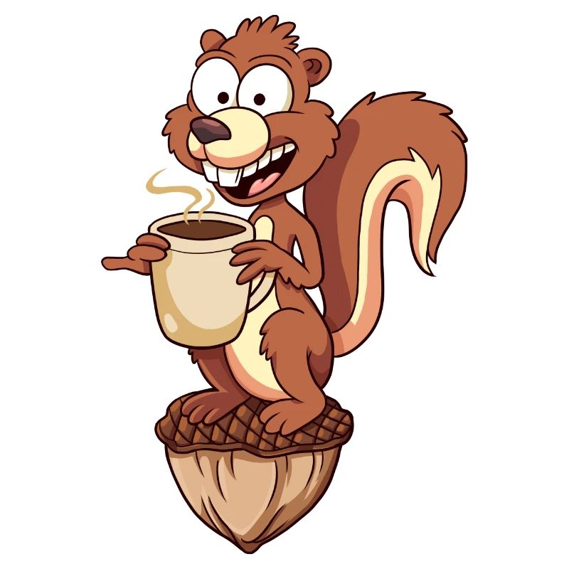 Benno the Squirrel (mit Eichel)